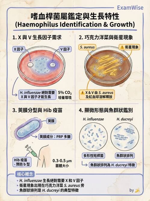 醫檢師 - 奈瑟菌與挑剔性革蘭氏陰性菌 - AI 圖文解析預覽
