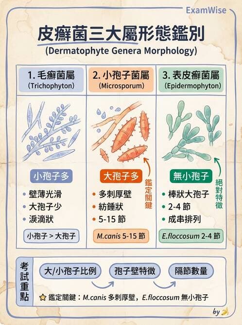 醫檢師 - 皮膚與皮下真菌感染 - AI 圖文解析預覽