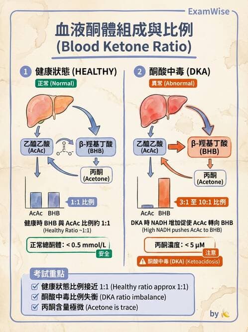 醫檢師 - 脂質代謝與酮體 - AI 圖文解析預覽