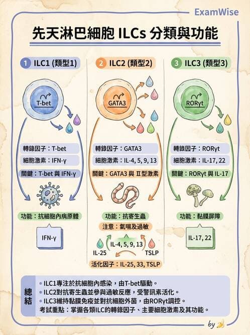 醫檢師 - 細胞激素與抗原呈獻 - AI 圖文解析預覽