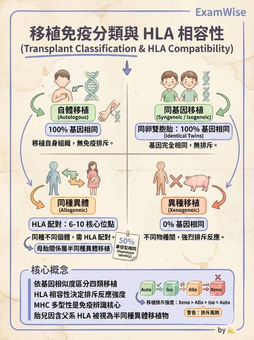 醫檢師 - 組織型與移植免疫學 - AI 圖文解析預覽