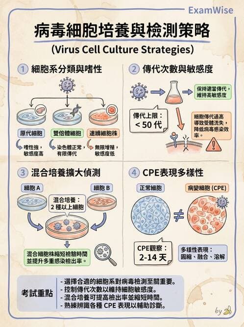 醫檢師 - 病毒檢驗技術 - AI 圖文解析預覽