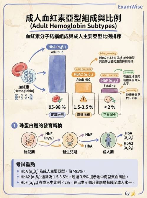 醫檢師 - 紅血球生理與形態 - AI 圖文解析預覽