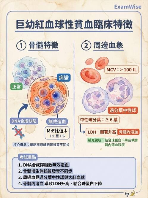 醫檢師 - 貧血診斷與營養缺乏性貧血 - AI 圖文解析預覽