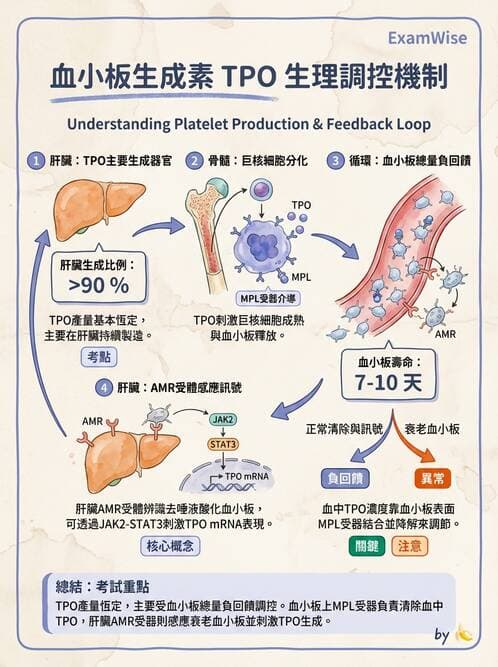 醫檢師 - 血小板與止血生理 - AI 圖文解析預覽