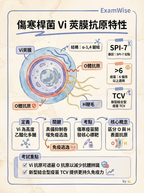 醫檢師 - 主要腸道致病菌 - AI 圖文解析預覽