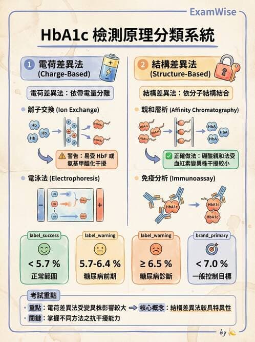醫檢師 - 醣類代謝與糖尿病 - AI 圖文解析預覽