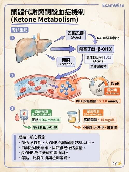 醫檢師 - 脂質代謝與酮體 - AI 圖文解析預覽