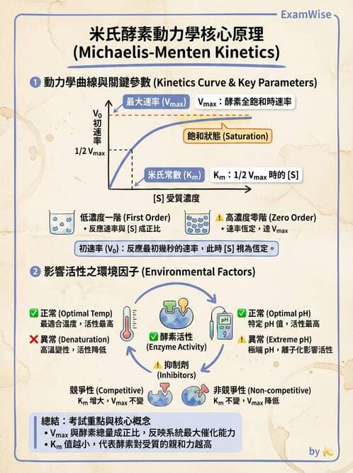 醫檢師 - 臨床酵素學基礎 - AI 圖文解析預覽