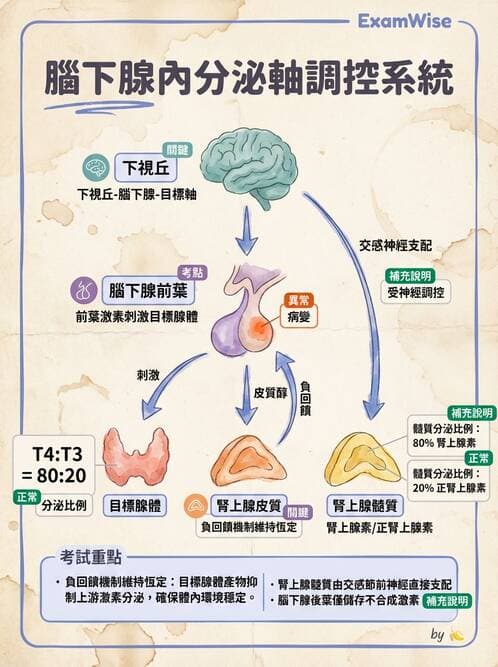 醫檢師 - 甲狀腺與垂體內分泌 - AI 圖文解析預覽