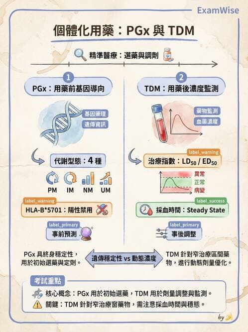 醫檢師 - 治療藥物監測與毒物學 - AI 圖文解析預覽