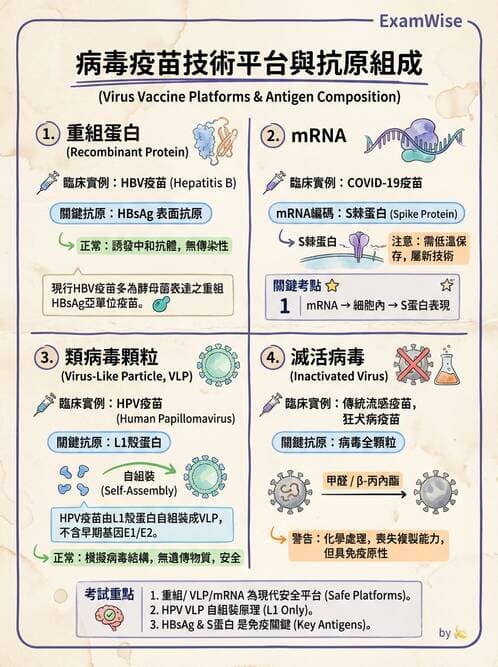 醫檢師 - 抗病毒藥物與疫苗通論 - AI 圖文解析預覽
