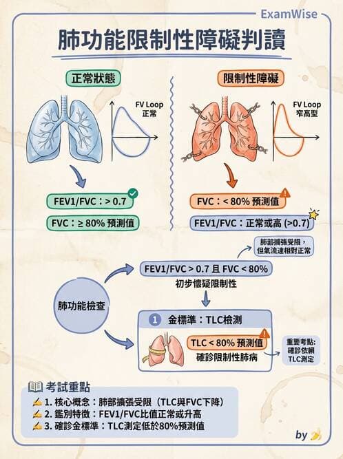 醫檢師 - 肺功能判讀與氣體交換 - AI 圖文解析預覽