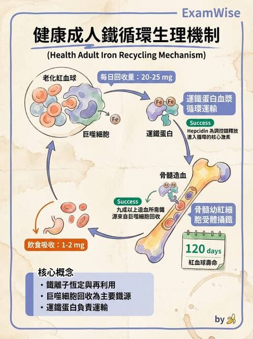 醫檢師 - 貧血診斷與營養缺乏性貧血 - AI 圖文解析預覽