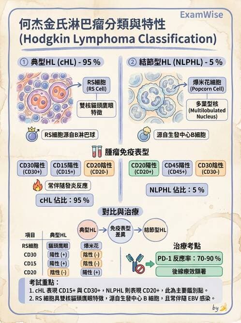 醫檢師 - 淋巴瘤、漿細胞疾病與白血球異常 - AI 圖文解析預覽