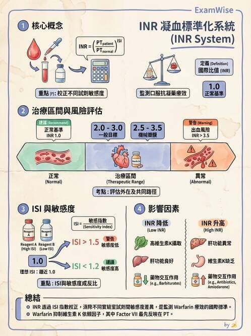 醫檢師 - 血栓性疾病與抗凝治療監測 - AI 圖文解析預覽