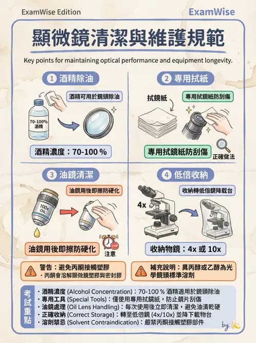 醫檢師 - 顯微鏡原理與操作 - AI 圖文解析預覽