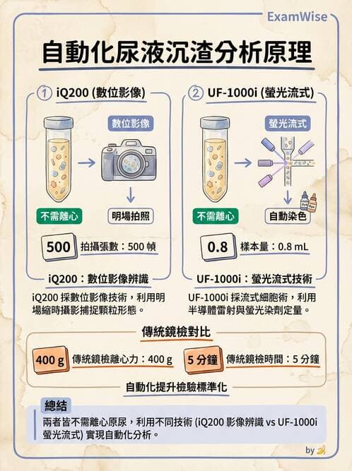 醫檢師 - 尿沉渣鏡檢與物理檢查 - AI 圖文解析預覽