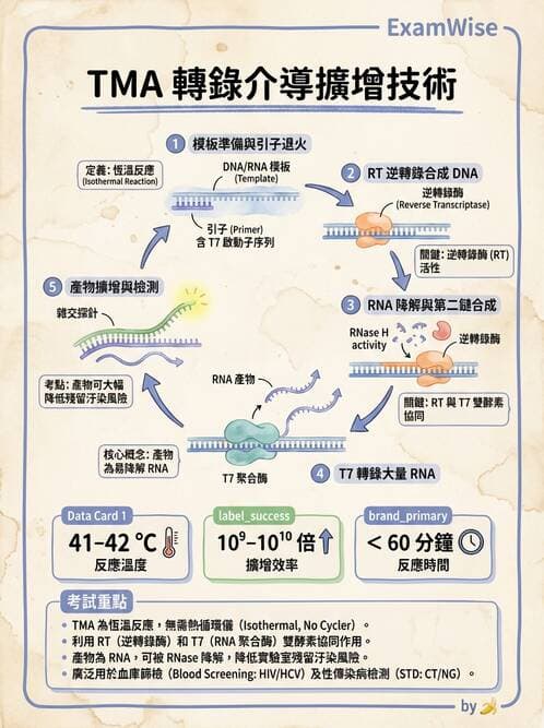 醫檢師 - 核酸擴增與萃取技術 - AI 圖文解析預覽