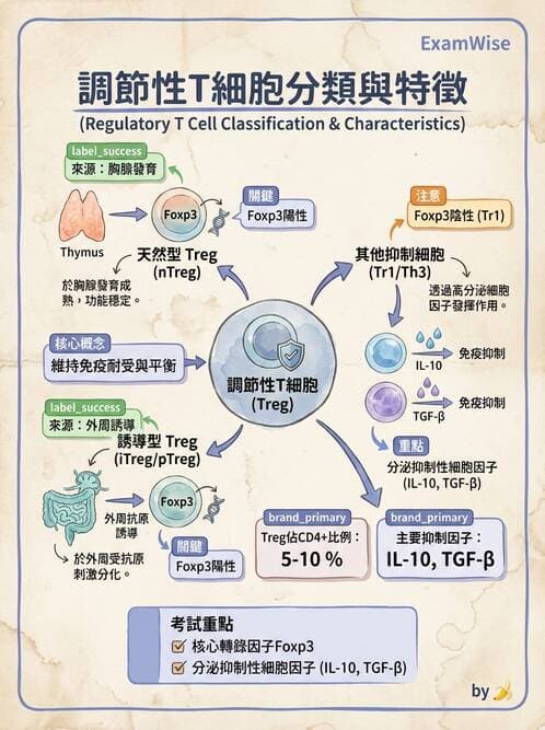 醫檢師 - T細胞發育與功能 - AI 圖文解析預覽