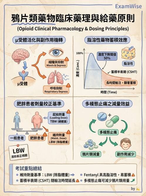 專師 - 疼痛控制與止痛藥物 - AI 圖文解析預覽