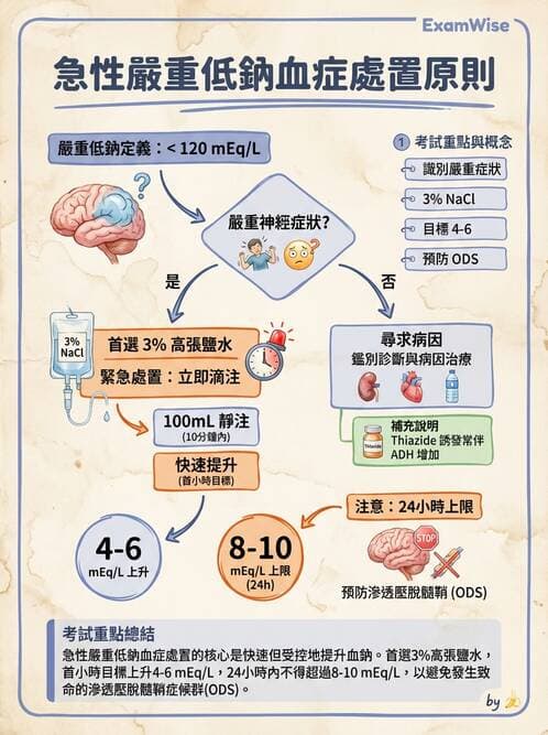 專師 - 鈉離子異常與SIADH - AI 圖文解析預覽