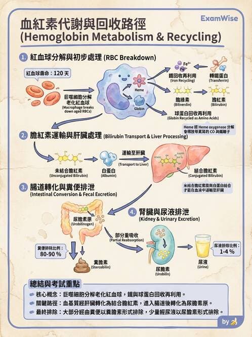 醫檢師 - 紅血球生理與形態 - AI 圖文解析預覽