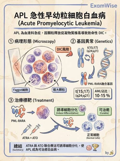 醫檢師 - 急性白血病 - AI 圖文解析預覽