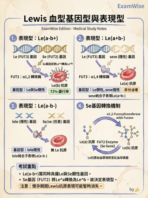 醫檢師 - 紅血球抗原與血型系統 - AI 圖文解析預覽