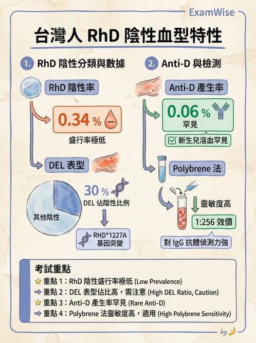 醫檢師 - 紅血球抗原與血型系統 - AI 圖文解析預覽