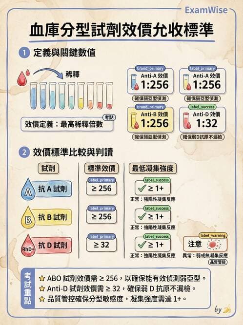 醫檢師 - 輸血反應與血庫品管 - AI 圖文解析預覽