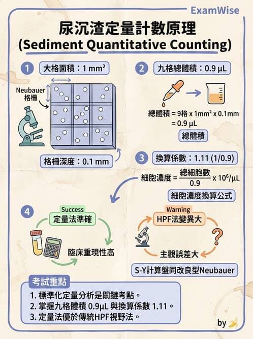 醫檢師 - 尿沉渣鏡檢與物理檢查 - AI 圖文解析預覽