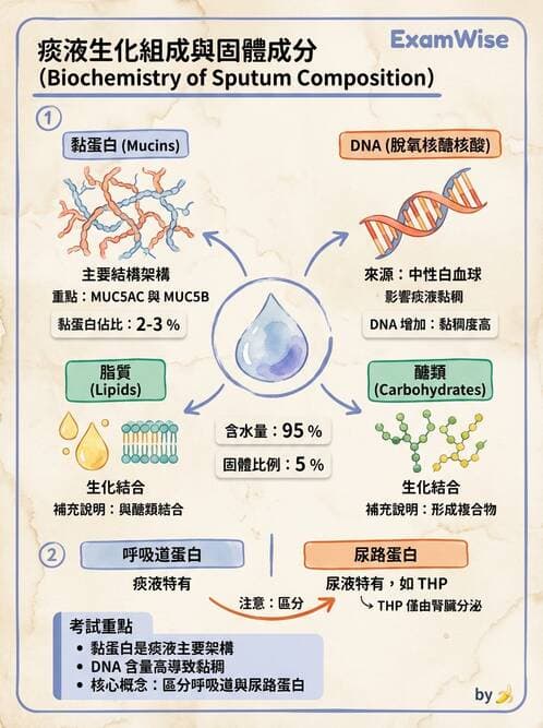 醫檢師 - 痰液一般鏡檢 - AI 圖文解析預覽