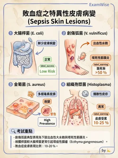 醫檢師 - 主要腸道致病菌 - AI 圖文解析預覽