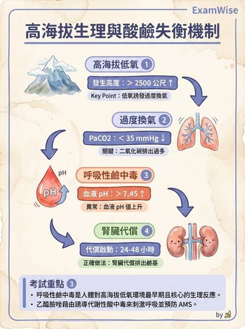 醫檢師 - 血液氣體分析及酸鹼平衡 - AI 圖文解析預覽