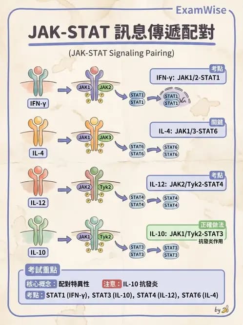 醫檢師 - 細胞激素與抗原呈獻 - AI 圖文解析預覽