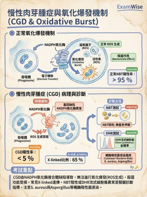 醫檢師 - 免疫缺陷 - AI 圖文解析預覽