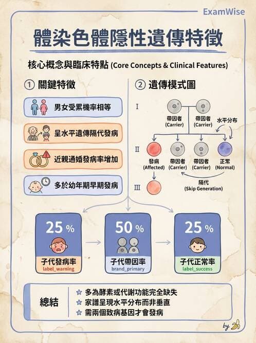 醫檢師 - 遺傳和發育疾病 - AI 圖文解析預覽
