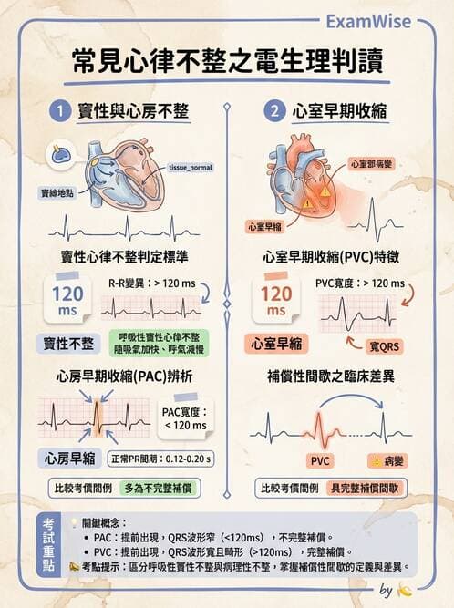 醫檢師 - 心律不整判讀 - AI 圖文解析預覽