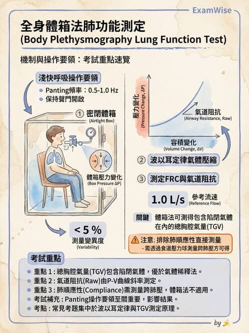 醫檢師 - 肺功能基礎與指標 - AI 圖文解析預覽