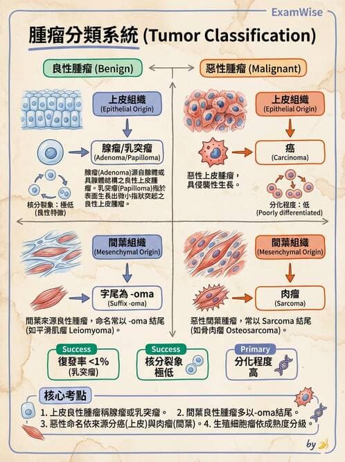 醫檢師 - 腫瘤概論 - AI 圖文解析預覽