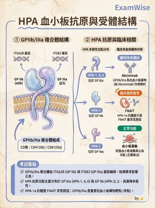 醫檢師 - 血小板與止血生理 - AI 圖文解析預覽