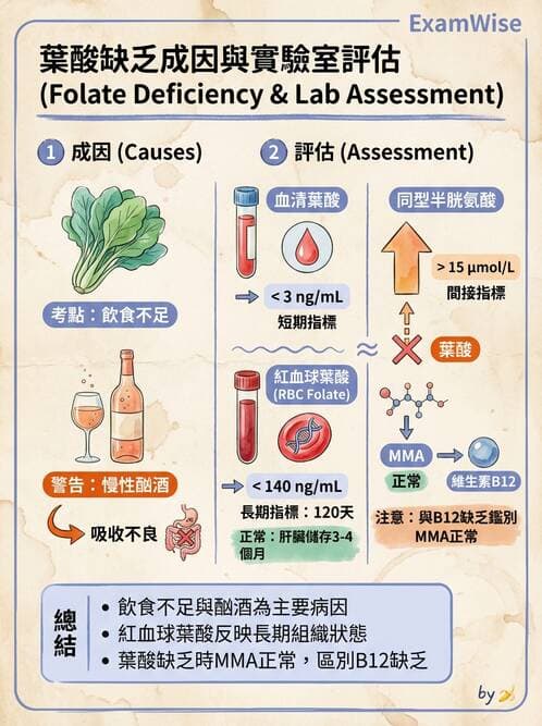 醫檢師 - 貧血診斷與營養缺乏性貧血 - AI 圖文解析預覽