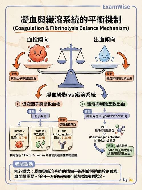 醫檢師 - 血栓性疾病與抗凝治療監測 - AI 圖文解析預覽
