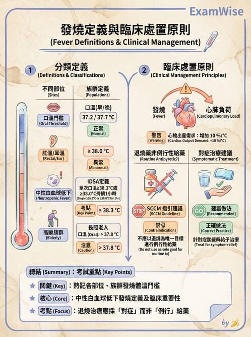 專師 - 敗血症與發燒通論 - AI 圖文解析預覽