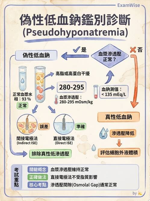 專師 - 鈉離子異常與SIADH - AI 圖文解析預覽