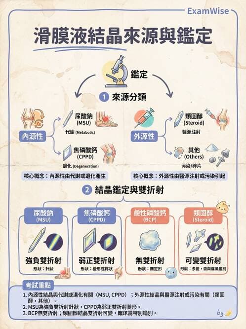 醫檢師 - 滑膜液檢查 - AI 圖文解析預覽