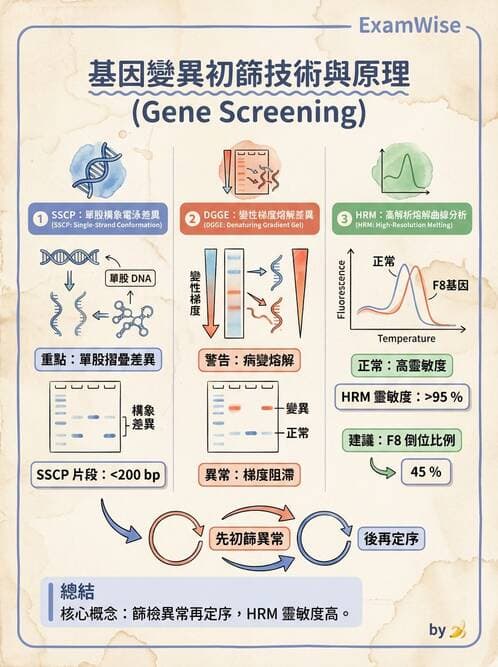 醫檢師 - 定序電泳與表觀分析 - AI 圖文解析預覽