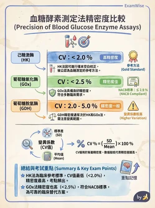 醫檢師 - 醣類代謝與糖尿病 - AI 圖文解析預覽
