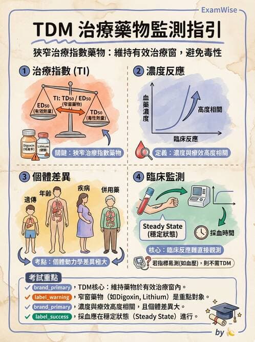 醫檢師 - 治療藥物監測與毒物學 - AI 圖文解析預覽